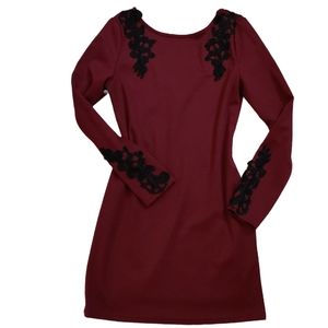 QED LONDON | DEEP RED DRESS